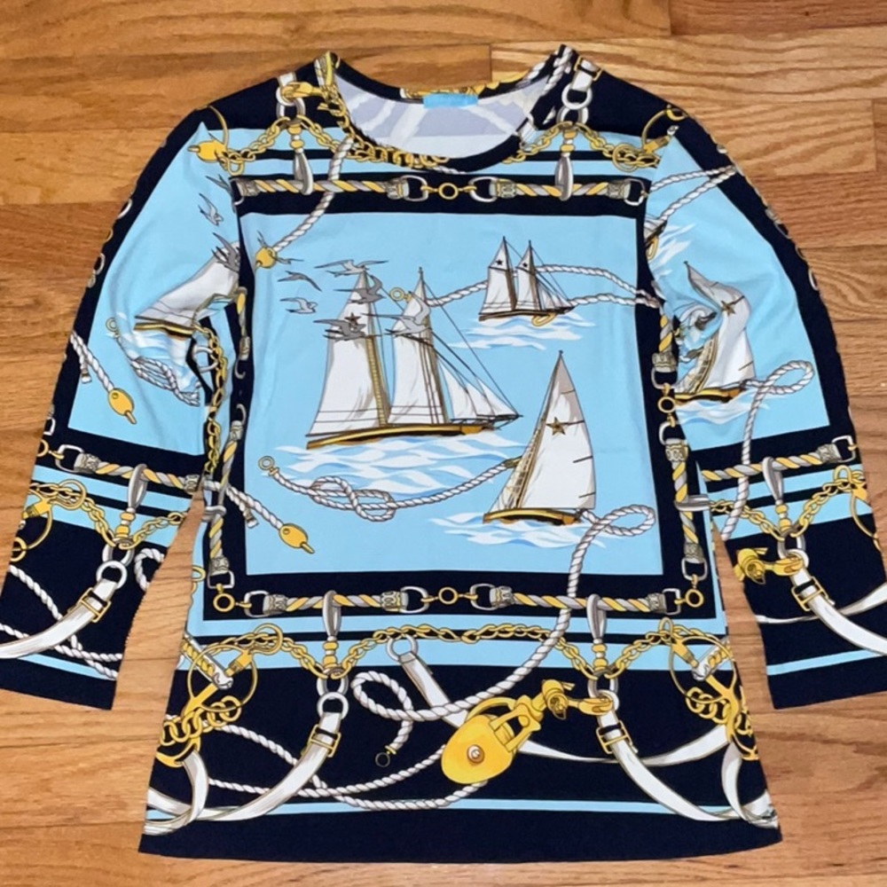 J. McLaughlin 3/4 sleeve top